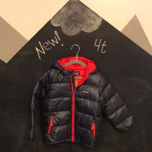 Patagonia Hi-Loft Down Sweater Hooded Jacket 4T
